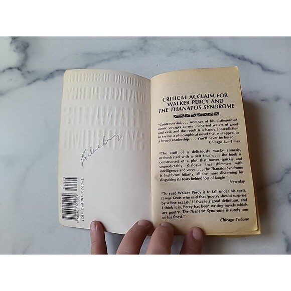 Thanatos Syndrome by Walker Percy (1988, Mass Market) - Picture 2 of 10